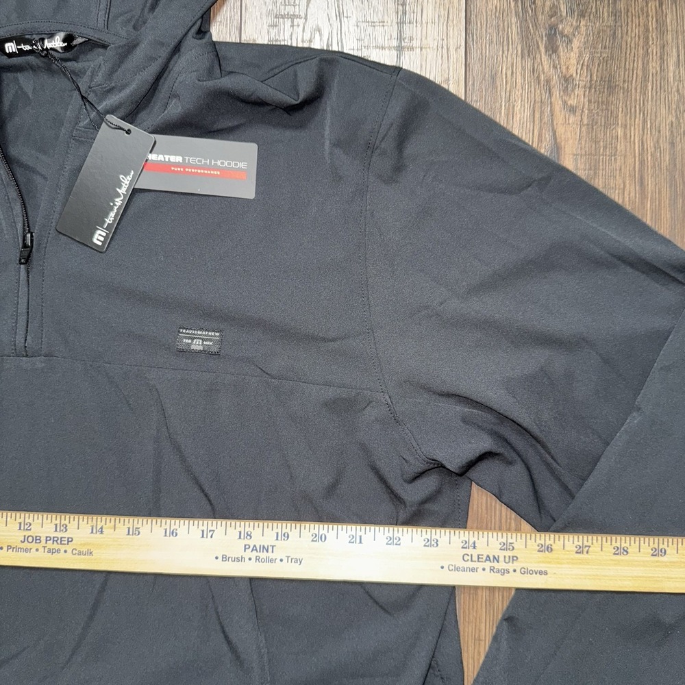 Travis Mathew Men's Ancient Ruins Soft Performance 1/4 Zip Hoodie Size 2XL NWT - Picture 3 of 8